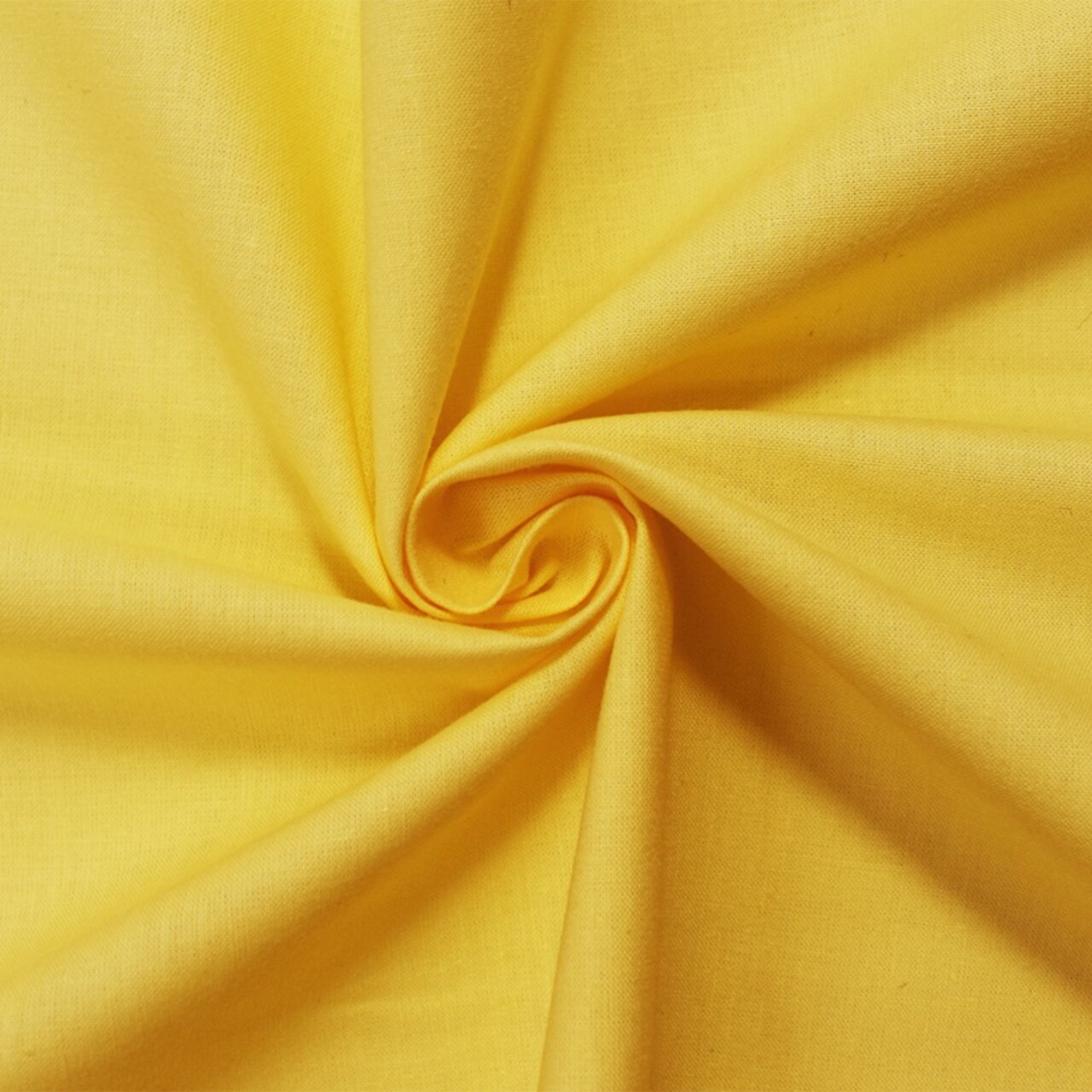 Yellow Cotton Solid Quality Quilting Woven Fabric By the Yard